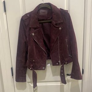 Blank NYC suede motto jacket